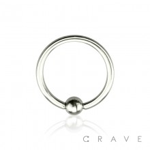 316L SURGICAL STEEL CAPTIVE BEAD RING