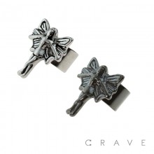 PAIR OF 316L STAINLESS STEEL FAIRY EAR CUFF