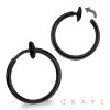316L SURGICAL STEEL FAKE NOSE RING W/ SPRING ASSISTED