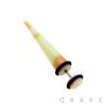 ACRYLIC FAKE TAPER WITH CREAM MARBLE
