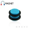 MAGNETIC COLOR ACRYLIC FAKE PLUG WITH O-RINGS