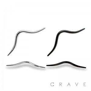 SEPTUM MUSTACHE 316L SURGICAL STEEL