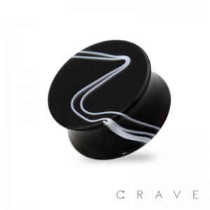 SOLID ACRYLIC MARBLE SADDLE PLUG