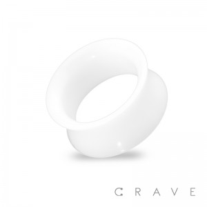 ALL ACRYLIC WHITE HOLLOW SADDLE TUNNEL