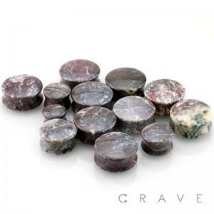 ORGANIC CHICKEN BLOOD STONE SADDLE PLUGS