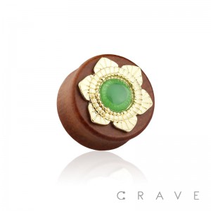 ACRYLIC JADE CENTERED SOLID SONO SADDLE PLUG