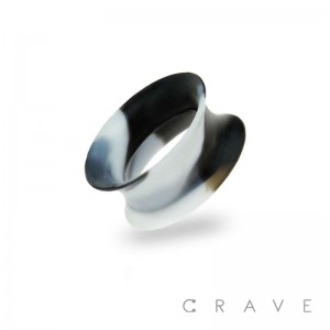 ULTRA THIN SILICONE MARBLE TUNNEL PLUG