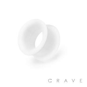 SILICONE WHITE TUNNEL PLUG