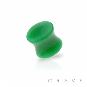 SEMI PRECIOUS JADE STONE SADDLE PLUG