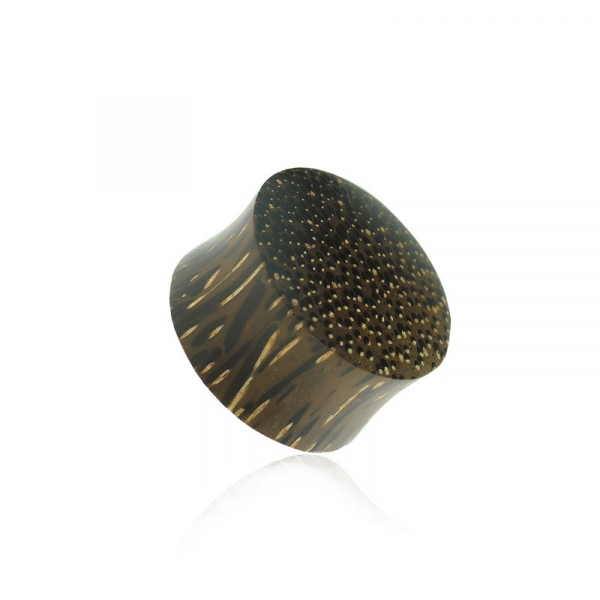 PALM WOOD DOUBLE SIDED CONVEX/CONCAVE SADDLE FIT ORGANIC PLUG