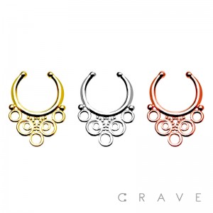 FILIGREE FAKE SEPTUM HANGER