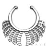 316L SURGICAL STAINLESS STEEL WINGS FAKE SEPTUM HANGER