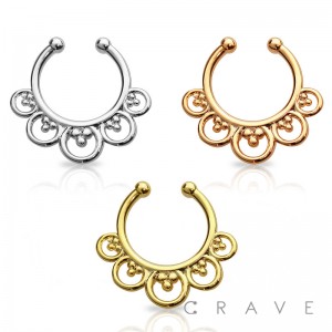 FLOWER PETAL FAKE SEPTUM HANGER