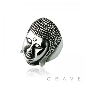 STAINLESS STEEL BASIC USHNISHA RING