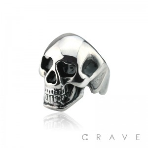 STAINLESS STEEL BASIC DESIGN SKULL RING