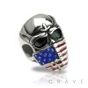 STAINLESS STEEL AMERICAN FLAG MASKED RIDER RING