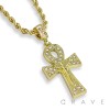 CRUCIFIX ANKH PENDANT WITH ROPE CHAIN