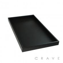 BLACK PLASTIC TRAY