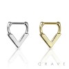 316L SURGICAL STEEL TRIANGLE VICTORY DROP SEPTUM CLICKER