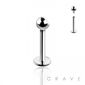 INTERNALLY THREADED 316L SURGICAL STELL LABRET/MONROE STUDS WITH BALL SET