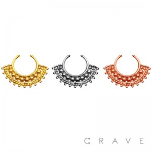 BUBBLE BIB FAKE SEPTUM HANGER