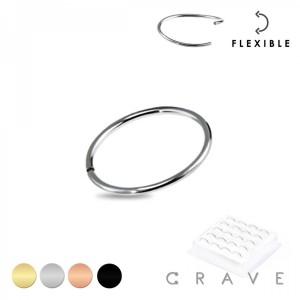 20PCS OF STERLING SILVER INFINITY NOSE HOOP PACKAGE