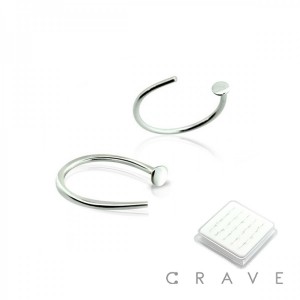 20PCS OF 925 STERLING SILVER NOSE HOOP PACKAGE