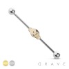 LITTLE MONKEY 316L SURGICAL STEEL INDUSTRIAL BARBELL (ANIMAL)