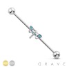 DRAGONFLY 316L SURGICAL STEEL INDUSTRIAL BARBELL
