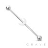 MOON 316L SURGICAL STEEL INDUSTRIAL BARBELL