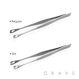 STAINLESS STEEL MINI DONNINGTON PIERCING TWEEZER
