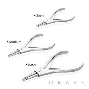 STAINLESS STEEL 5", 6", 8"  RING OPENING PLIER
