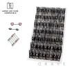 126PCS OF ASSORTED 316L STAINLESS STEEL NIPPLE BAR PANEL