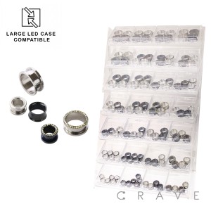 120PCS OF ASSORTED METAL PLUGS FOR MIX & MATCH PANEL