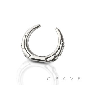 316L SURGICAL STEEL BULL GROOVE EDGE TAPER