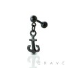 ANCHOR DANGLE SURGICAL STEEL CARTILAGE BARBELL