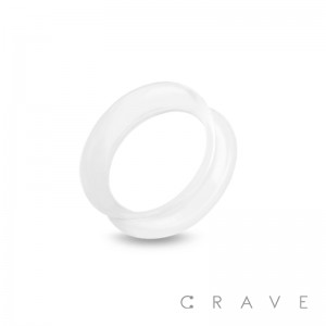 ULTRA THIN SILICONE CLEAR TONE TUNNEL PLUG