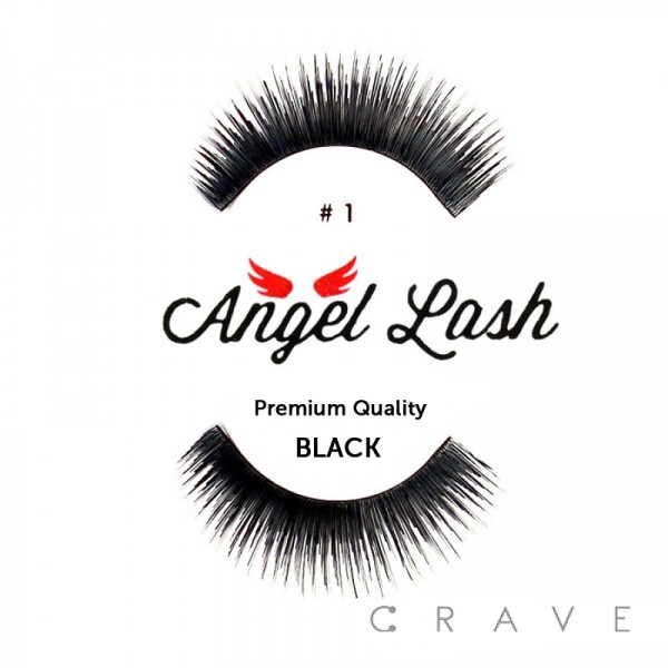 "Angel Lash" #01 Black False Eyelashes
