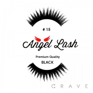 "Angel Lash" #15 Black False Eyelashes