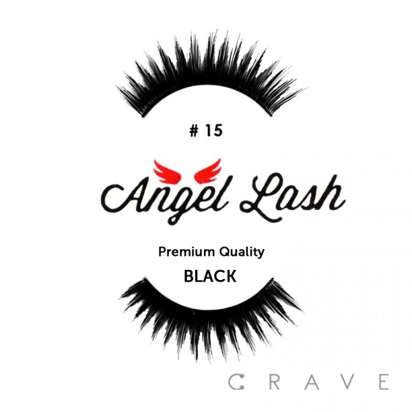 "Angel Lash" #15 Black False Eyelashes