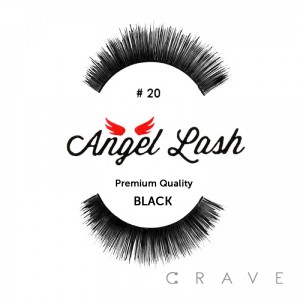 "Angel Lash" #20 Black False Eyelashes