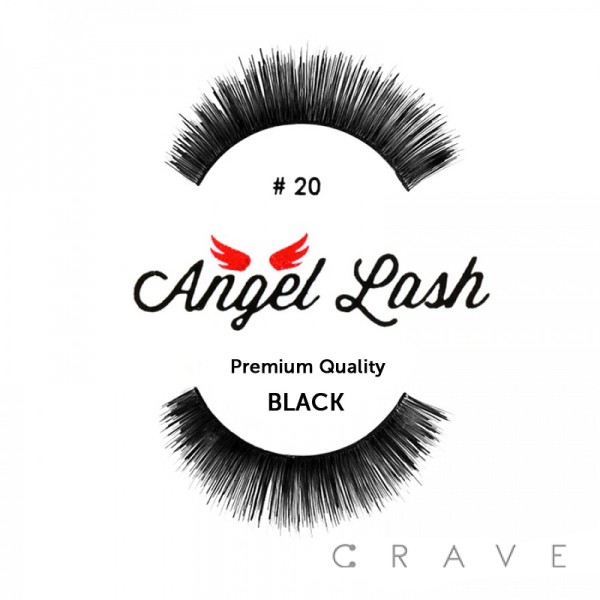 "Angel Lash" #20 Black False Eyelashes