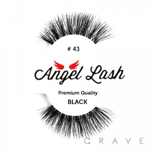 "Angel Lash" #43 Black False Eyelashes