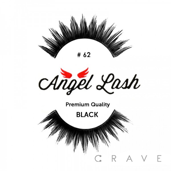 "Angel Lash" #62 Black False Eyelashes