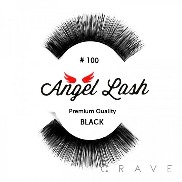 "Angel Lash" #100 Black False Eyelashes