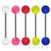 GLOW IN THE DARK 316L SURGICAL STEEL BARBELL
