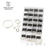 96PCS OF ASSORTED PLAIN WIRE EARRINGS INSERT PANEL