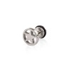 316L SURGICAL STEEL FAKE PLUG W/ LONELY STAR