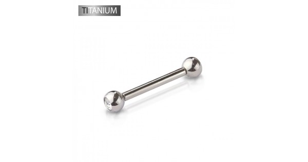 Implant Grade Solid Titanium Internally Threaded Barbells With Press