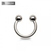 IMPLANT GRADE SOLID TITANIUM HORSESHOES WITH BALL